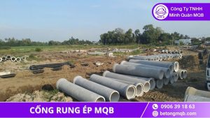 cống rung ép trong khu công nghiệp