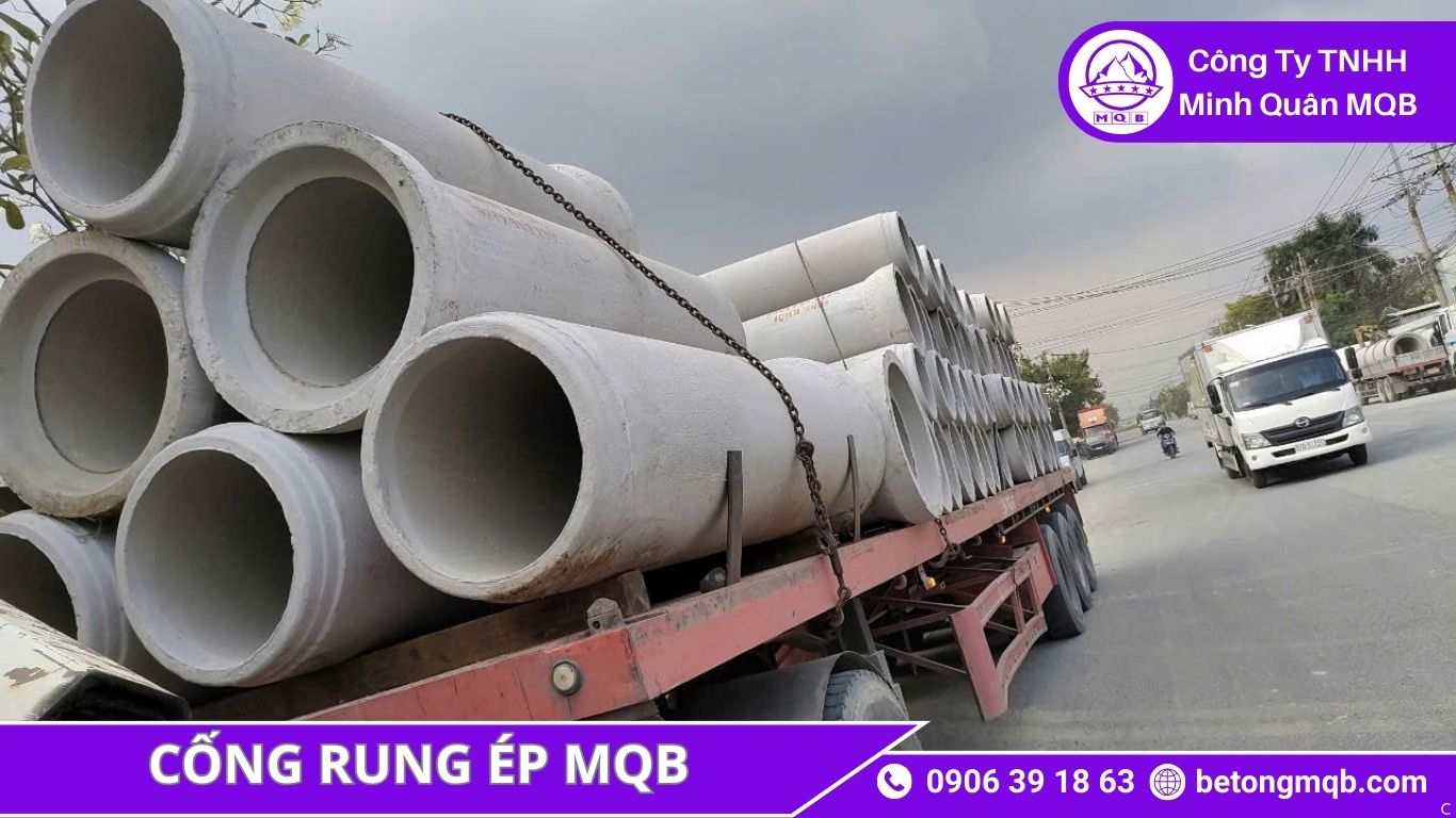 MQB cung cấp cống rung ép cho khu công nghiệp