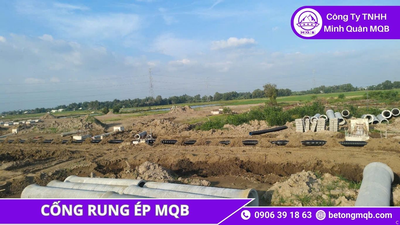 Cống Rung Ép Thoát Nước Mưa – Giải Pháp Đô Thị Nhỏ 2026 | MQB 3 MQB cung cấp cống rung ép thoát nước mưa