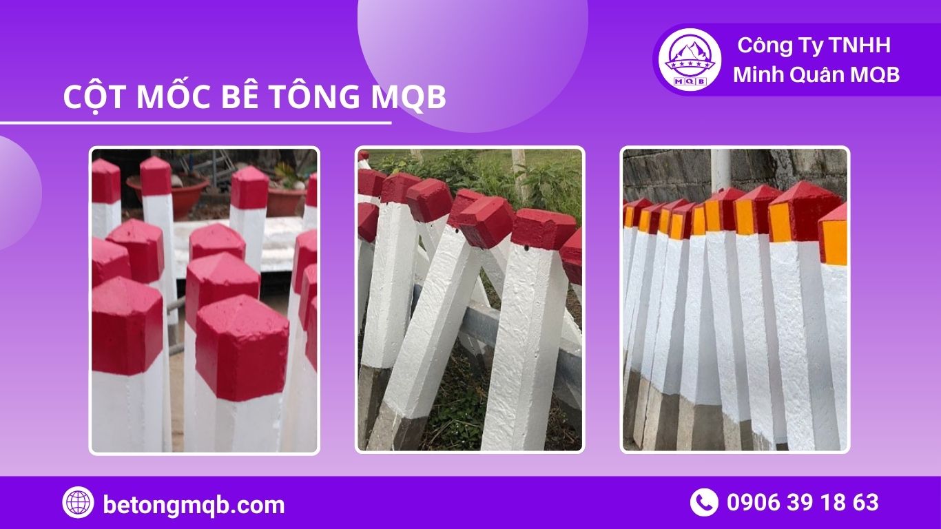 Cột mốc bê tông đúc sẵn MQB