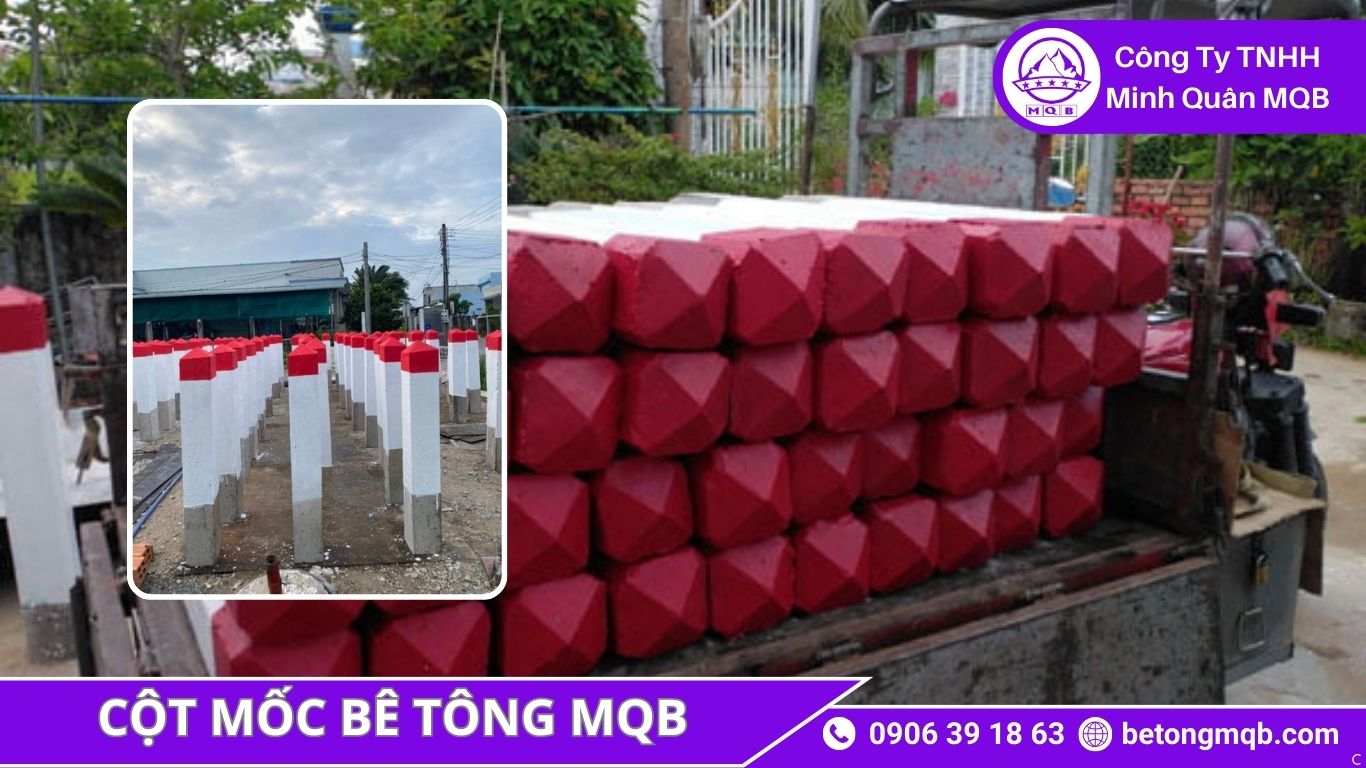 Cột mốc bê tông lộ giới MQB đô thị