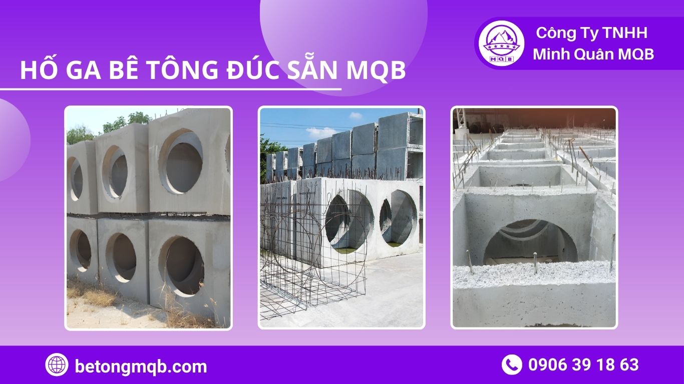 kết cấu cốt thép hố ga