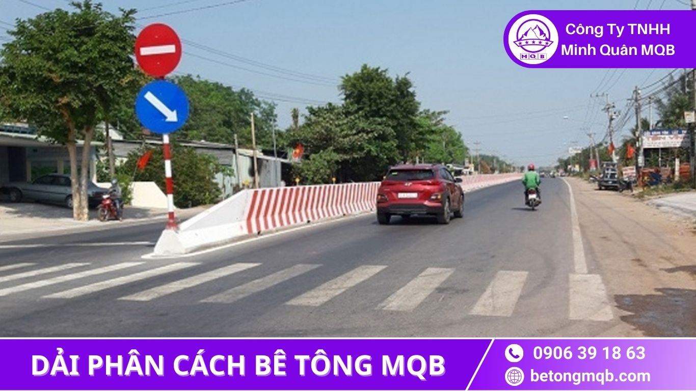 dải phân cách bê tông Bình Dương