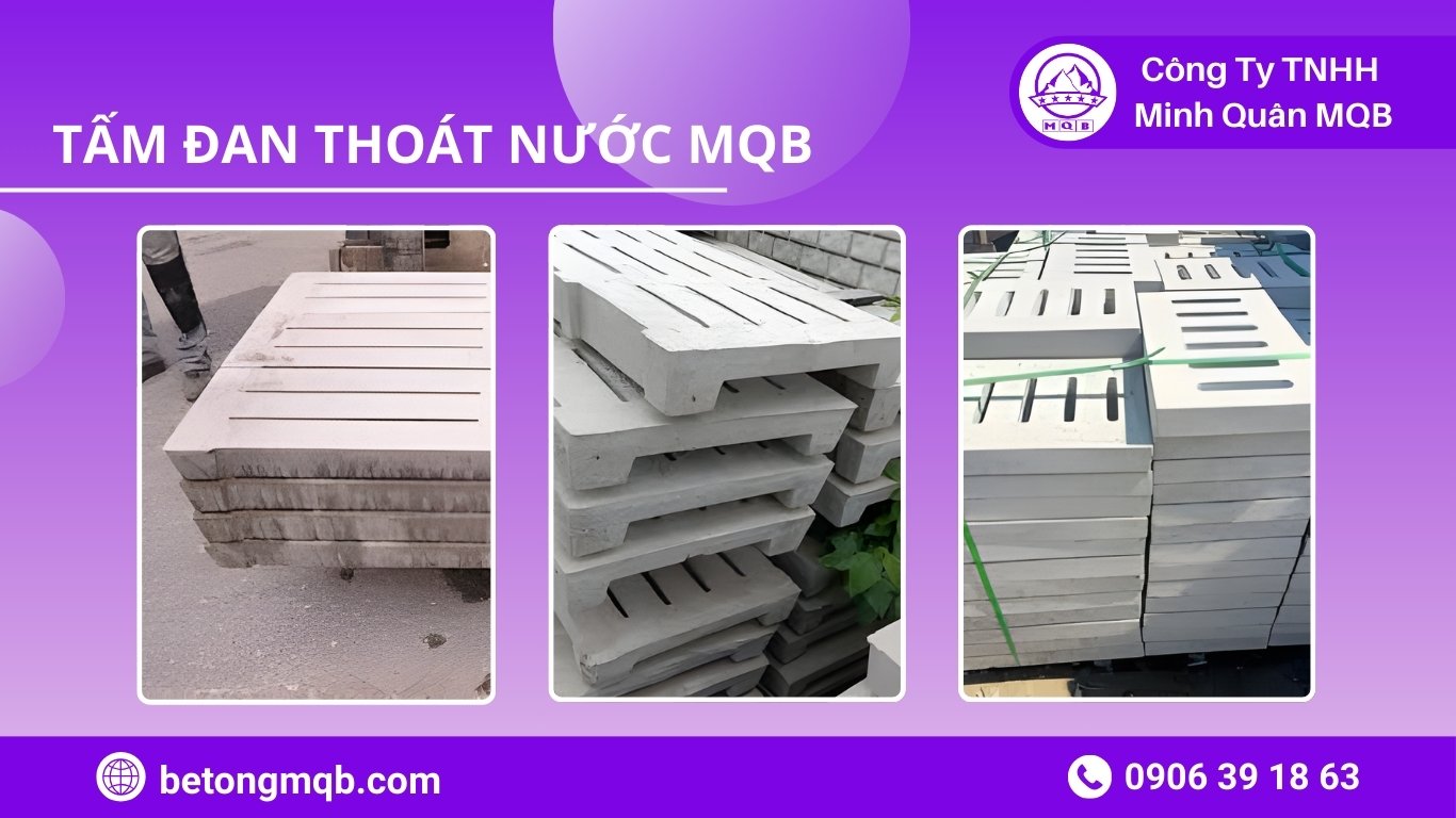 tấm đan thoát nước trong đầu tư hạ tầng bền vững