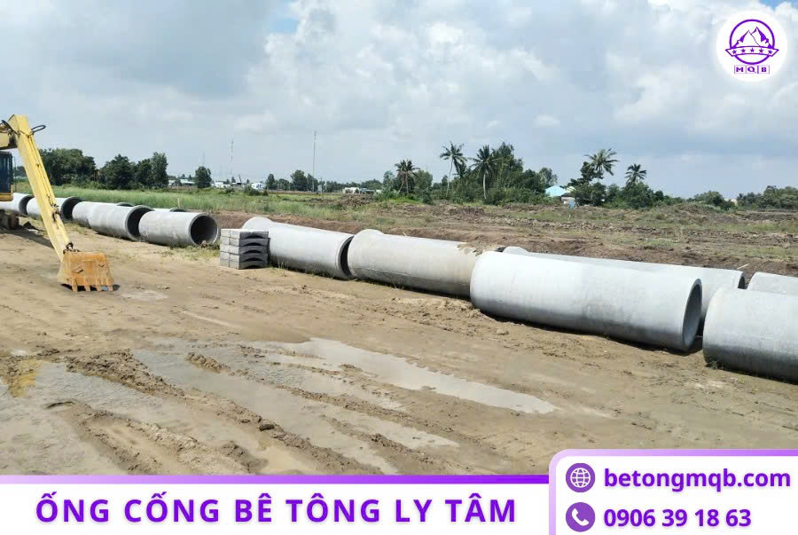 Độ Bền Ống Cống Ly Tâm Theo TCVN 9113 & EN 1916 – Phân Tích 50 Năm Tuổi Thọ | Bê Tông MQB 4 Ứng dụng ống cống ly tâm độ bền cao