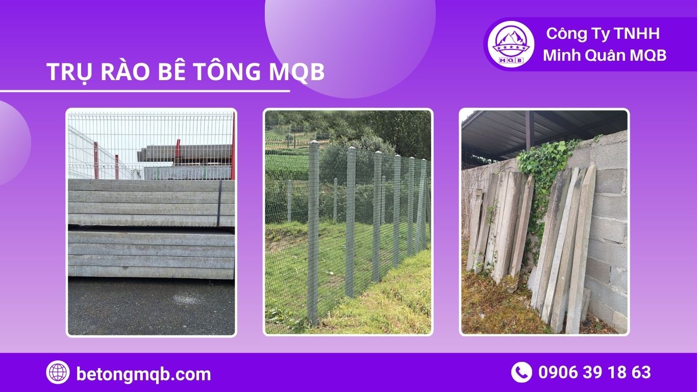 đo độ ổn định trụ rào bê tông MQB