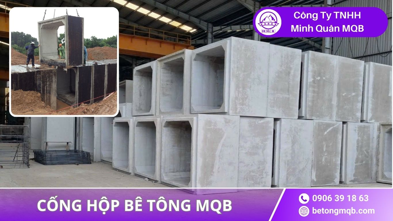 Độ Dốc Tuyến Cống Hộp & Ảnh Hưởng Lưu Lượng 2026 | Bê Tông MQB 2 độ dốc thiết kế cống hộp