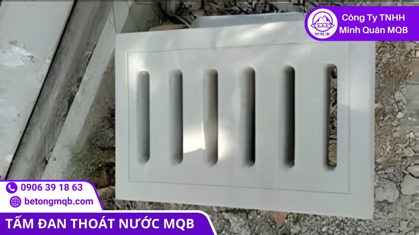 tấm đan thoát nước đúc sẵn đảm bảo đồng bộ toàn tuyến