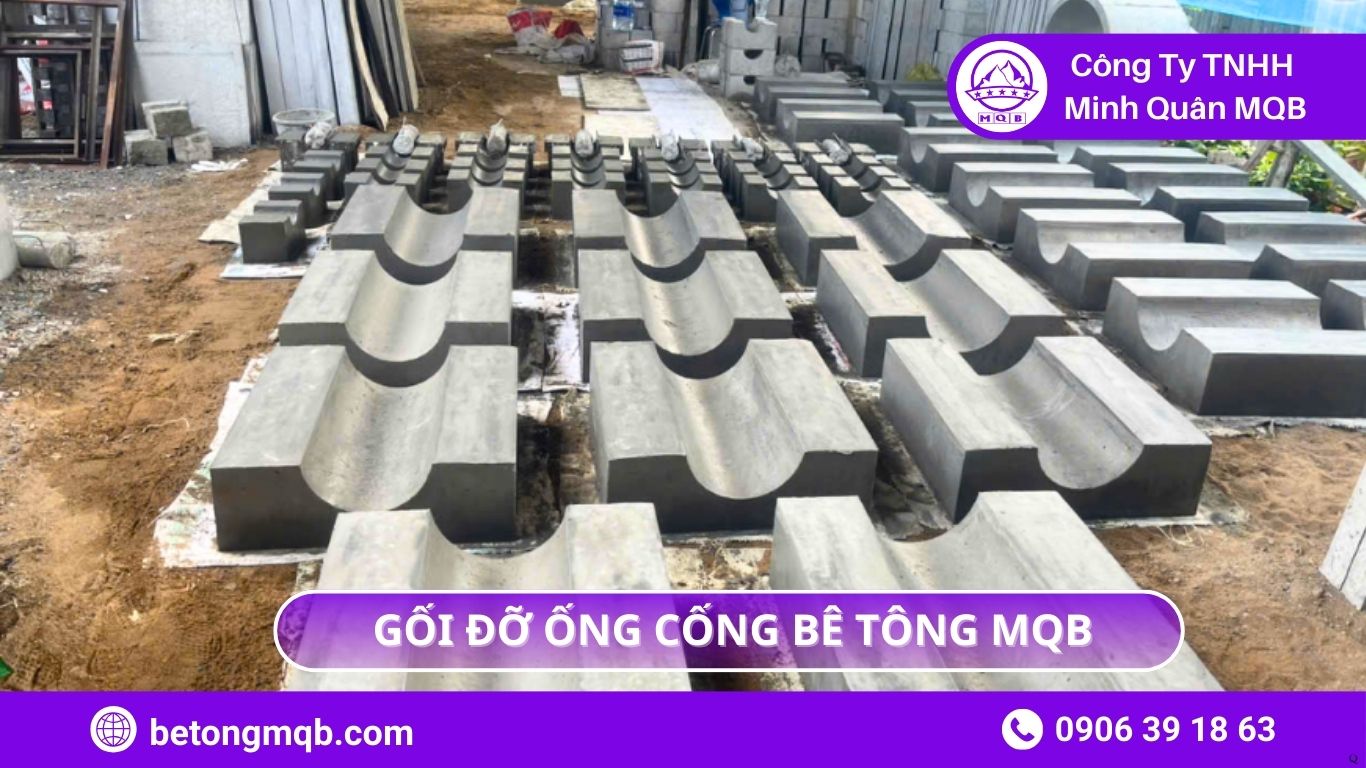 5 Lý Do Gối Đỡ Ống Cống Bê Tông Giảm Lệch Tim – Lệch Dốc | Bê Tông MQB