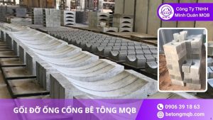 6 Ứng Dụng Gối Đỡ Ống Cống Bê Tông Trong Tuyến Mương – Kênh | Bê Tông MQ