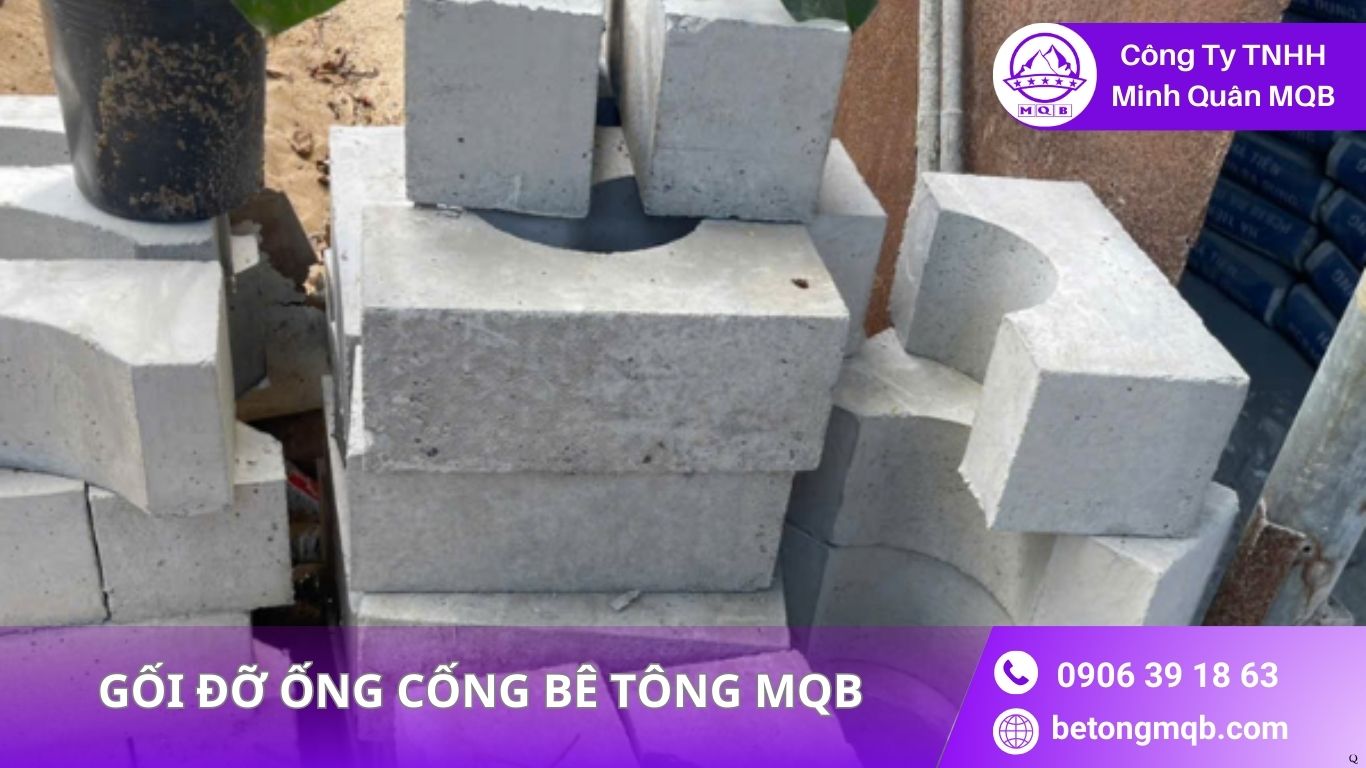 6 Ứng Dụng Gối Đỡ Ống Cống Bê Tông Trong Tuyến Mương – Kênh | Bê Tông MQB 3 6 Ứng Dụng Gối Đỡ Ống Cống Bê Tông Trong Tuyến Mương – Kênh
