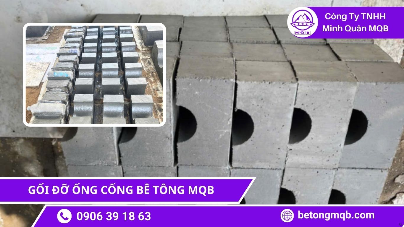 5 Giải Pháp Gối Đỡ Ống Cống Bê Tông Chống Xói Lún Đất Yếu 