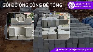 Ứng dụng gối đỡ ống cống bê tông trong công trình khu công nghiệp 2026 | Bê Tông MQB