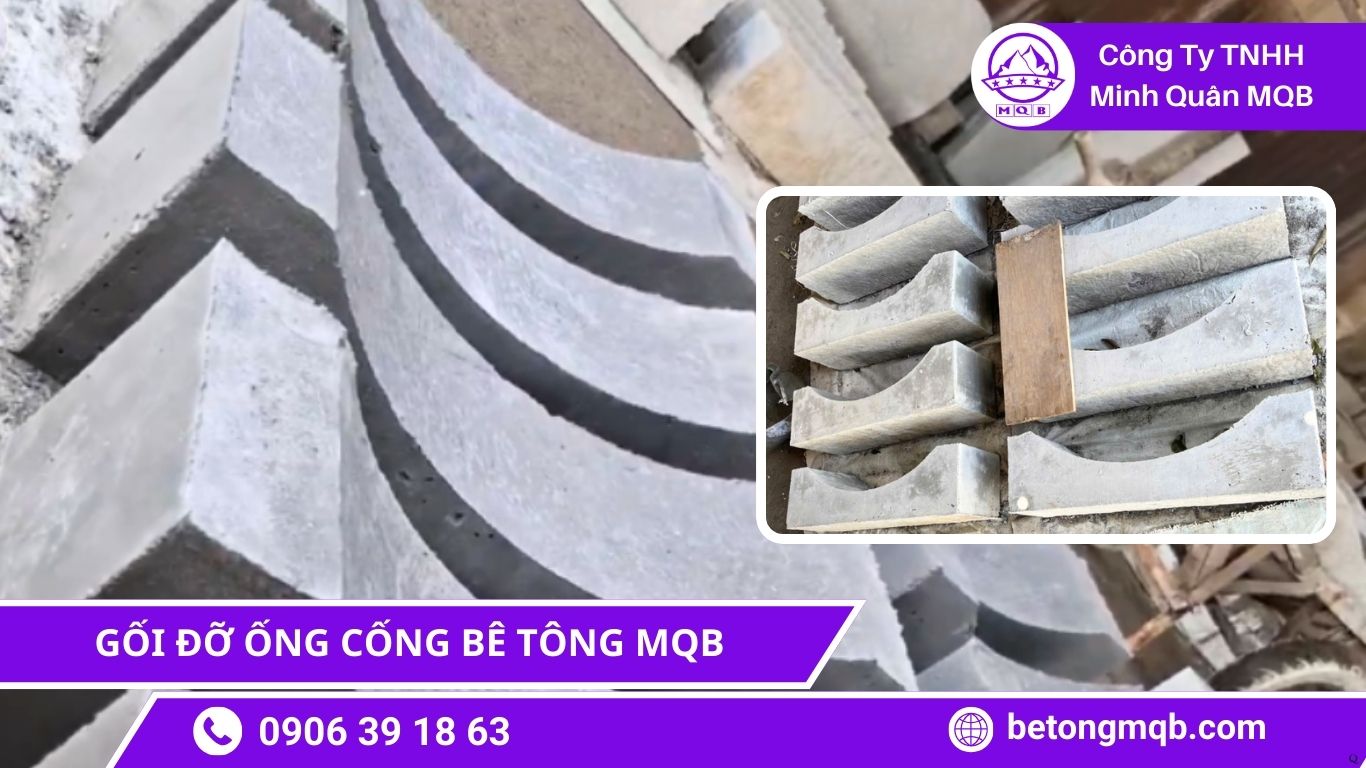 Lợi Thế Khi Dùng Gối Đỡ Cống Lớn D2000 | Bê Tông 