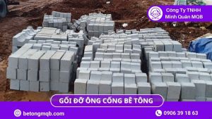 Tiêu chuẩn gối đỡ ống cống bê tông trong công trình hạ tầng 2026 | Bê Tông MQB