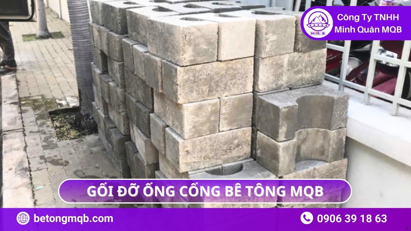 7 Tiêu Chuẩn Gối Đỡ Ống Cống Phải Đạt Trong Dự Án 2025 | Bê Tông MQB