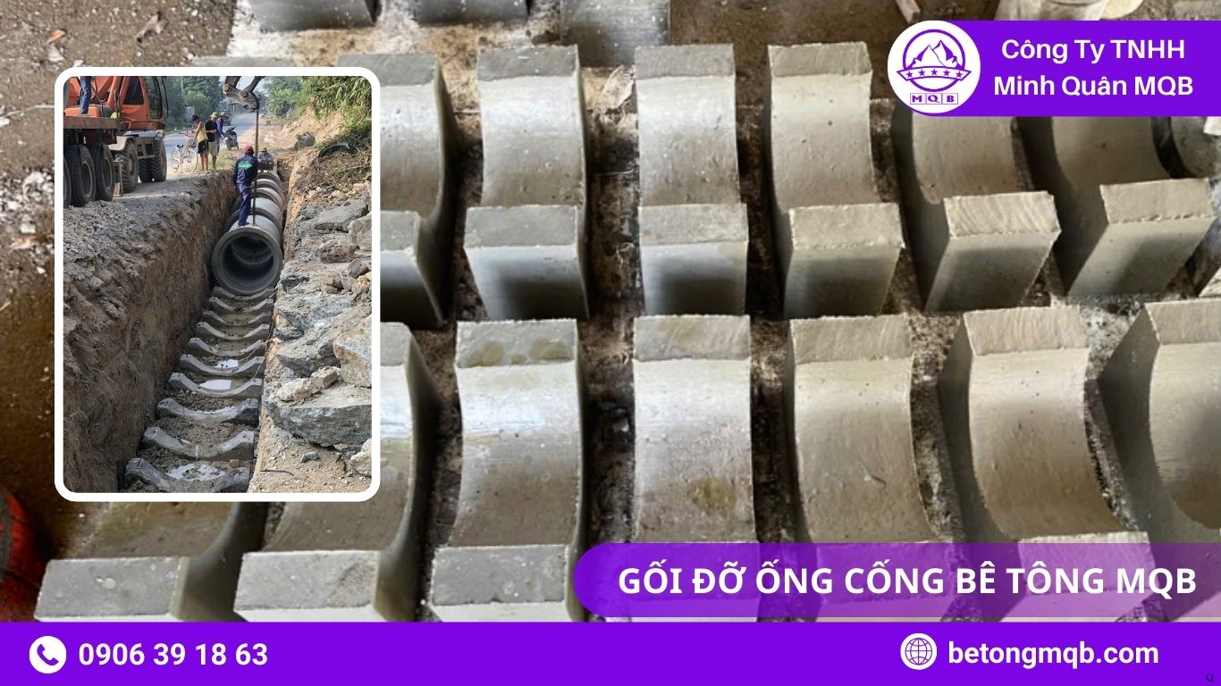 Yếu Tố Ảnh Hưởng Đến Chất Lượng Gối Đỡ Ống Cống 2026 | Bê Tông MQB 3 Yếu Tố Ảnh Hưởng Đến Chất Lượng Gối Đỡ Ống Cống 2026