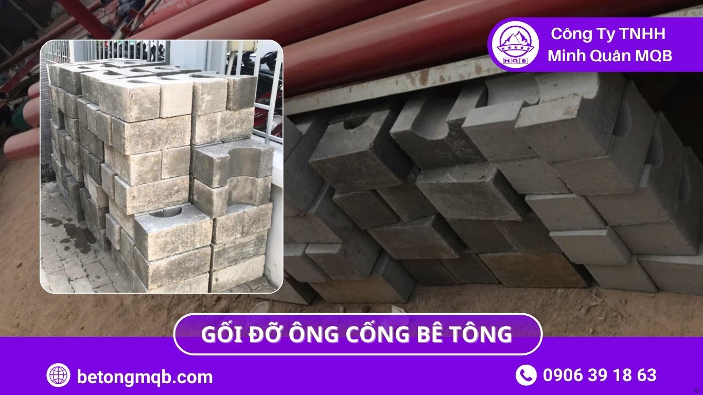 Tiêu chuẩn gối đỡ ống cống bê tông trong công trình hạ tầng 2026 | Bê Tông MQB 2 Tiêu chuẩn gối đỡ ống cống bê tông trong công trình hạ tầng 2026 | Bê Tông