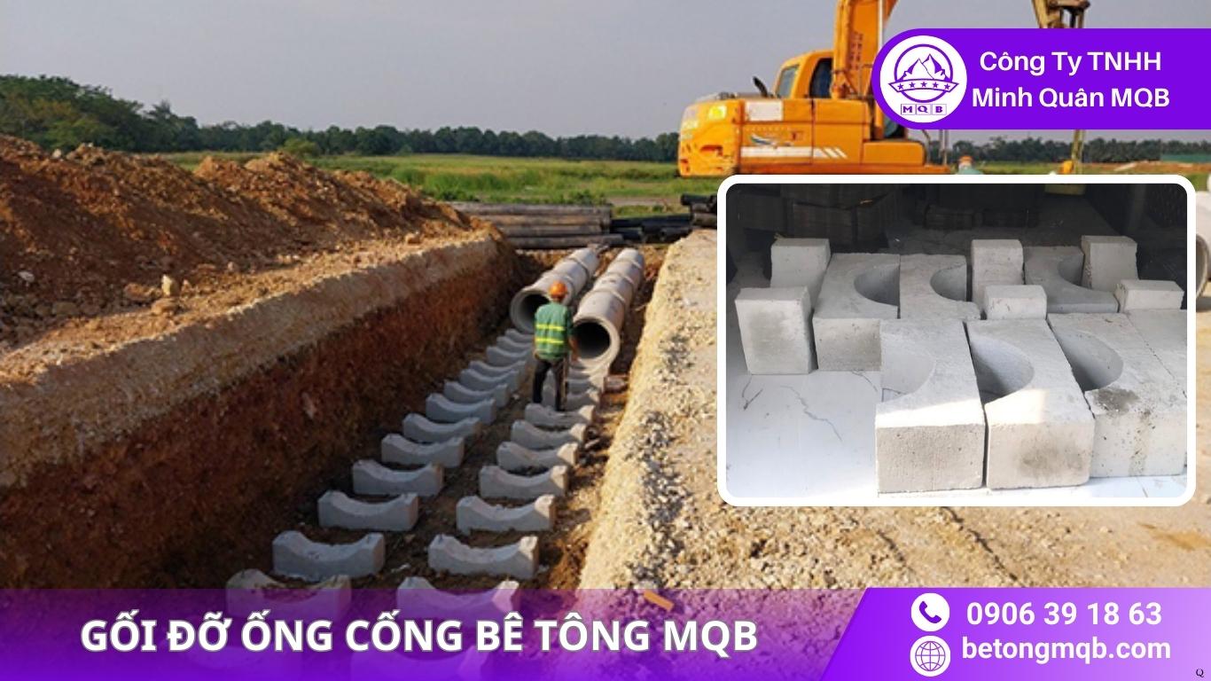 Gối Đỡ Ống Cống & Độ Đồng Đều Cao Độ Cho Nền Đất Yếu 2026 | Bê Tông MQB 2 Gối Đỡ Ống Cống & Độ Đồng Đều Cao Độ Cho Nền Đất Yếu 2026 | Bê Tông