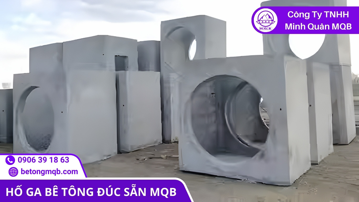 hạ tầng xanh đô thị với hố ga bê tông