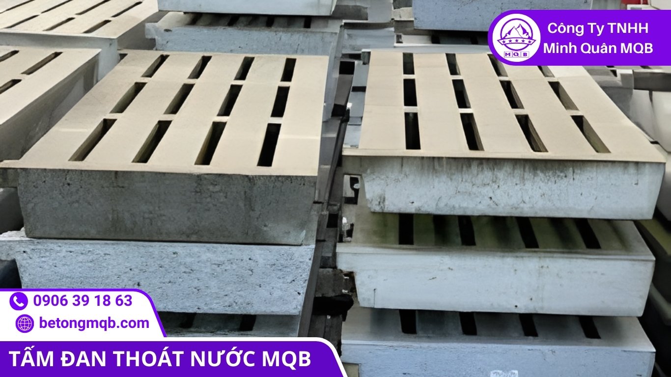 tấm đan thoát nước đúc sẵn trong hệ thống thoát nước đô thị