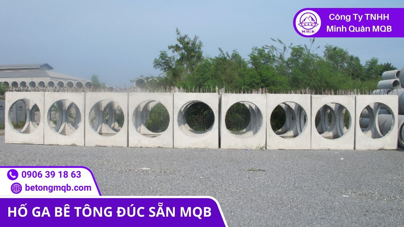 hố ga bê tông khu dân cư