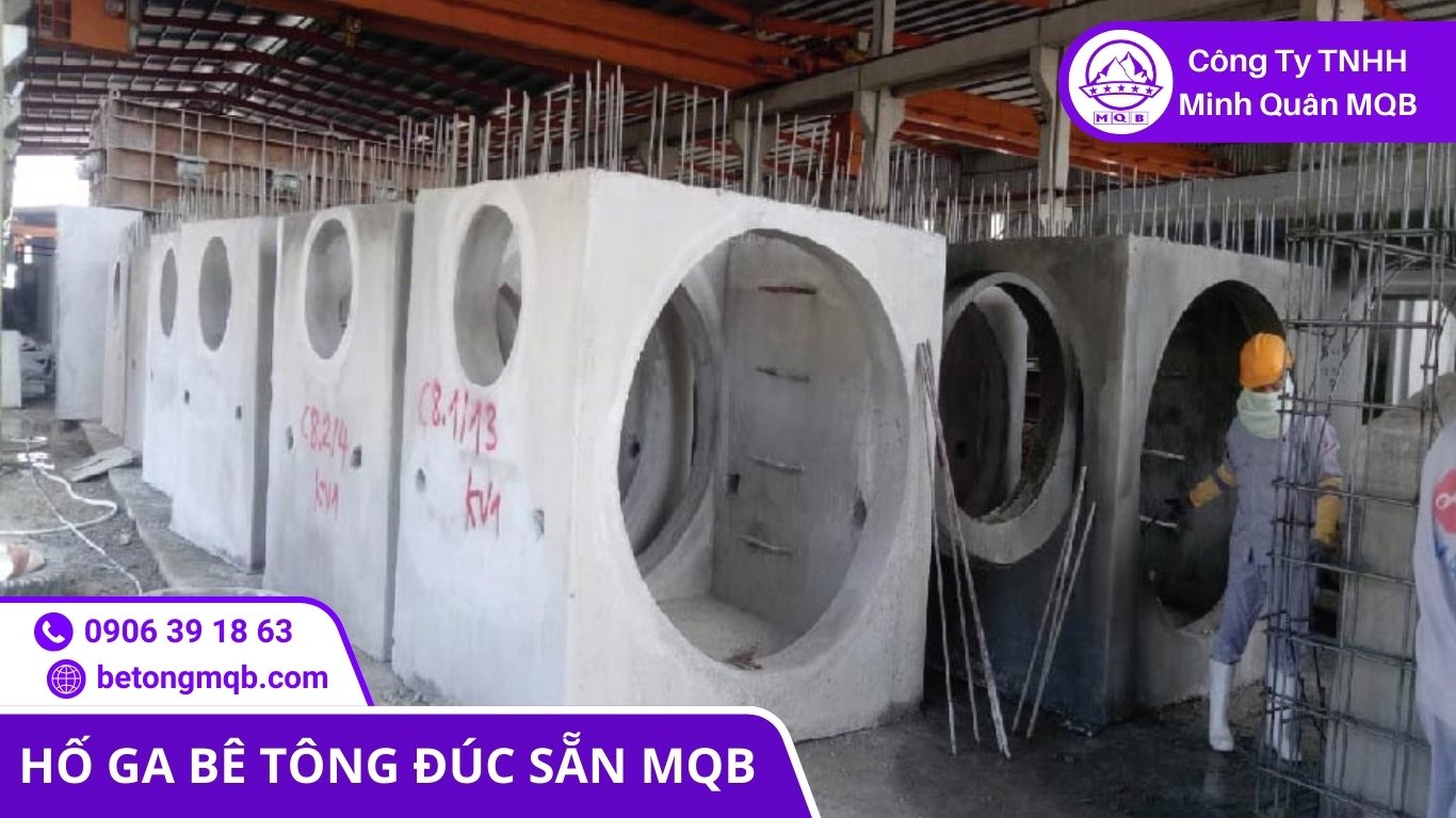 hố ga bê tông đúc sẵn Long Thành thi công hạ tầng