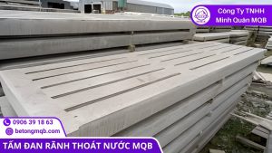 kết cấu tấm đan bê tông rãnh thoát nước chịu lực