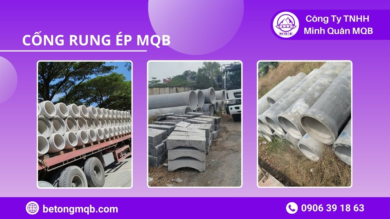 MQB sản xuất cống rung ép chất lượng cao