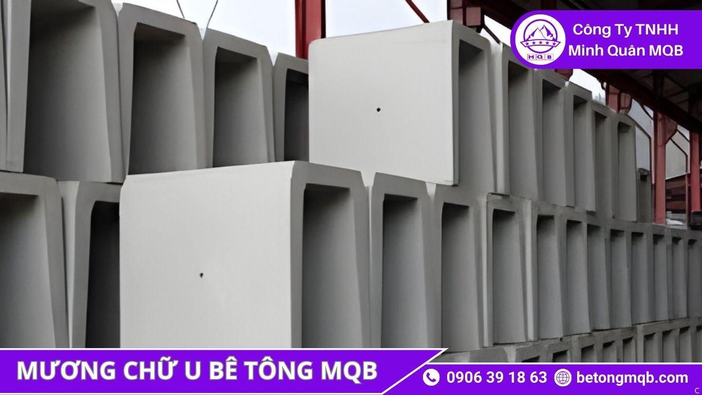 kích thước mương chữ U cho đô thị thông minh
