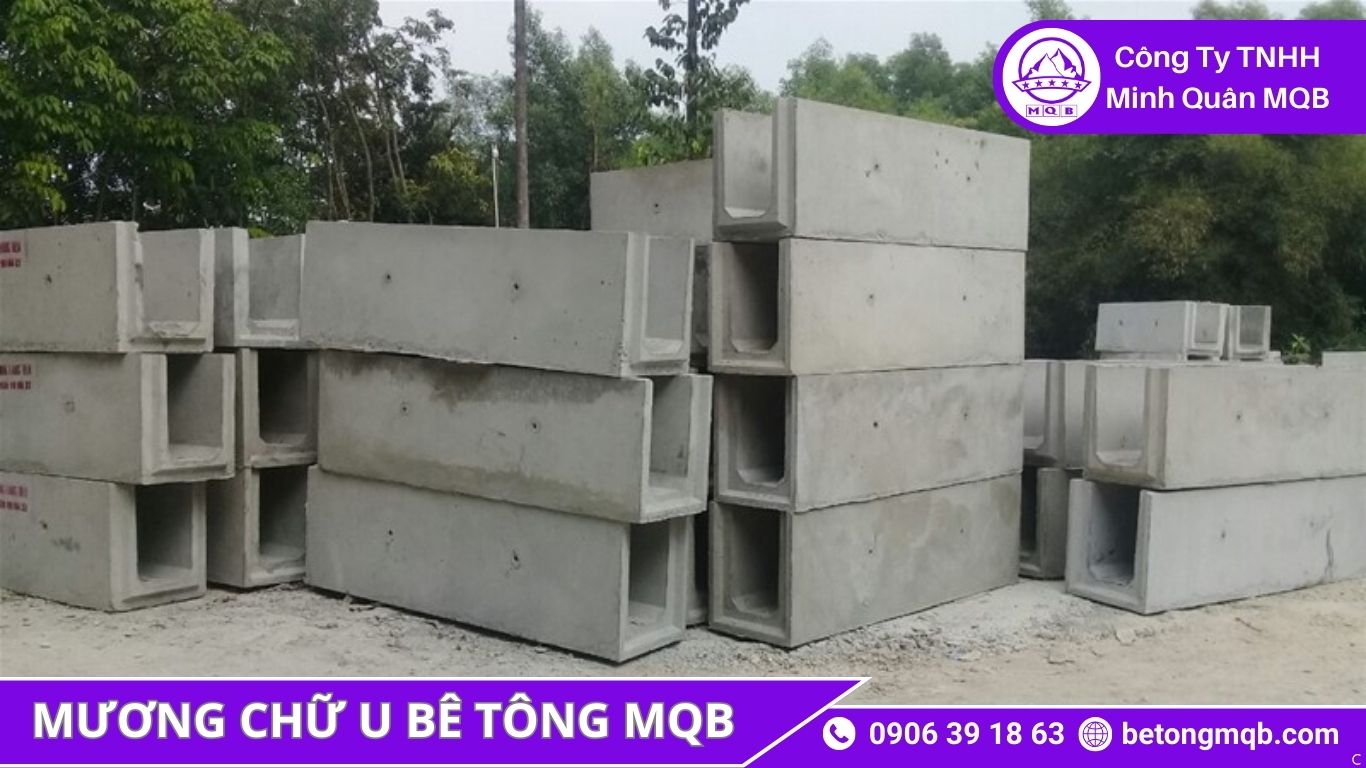 kích thước mương U cho mùa mưa