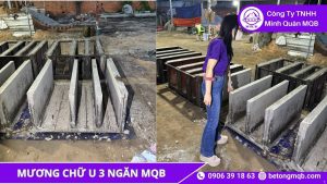 mương chữ U 3 ngăn MQB Long An