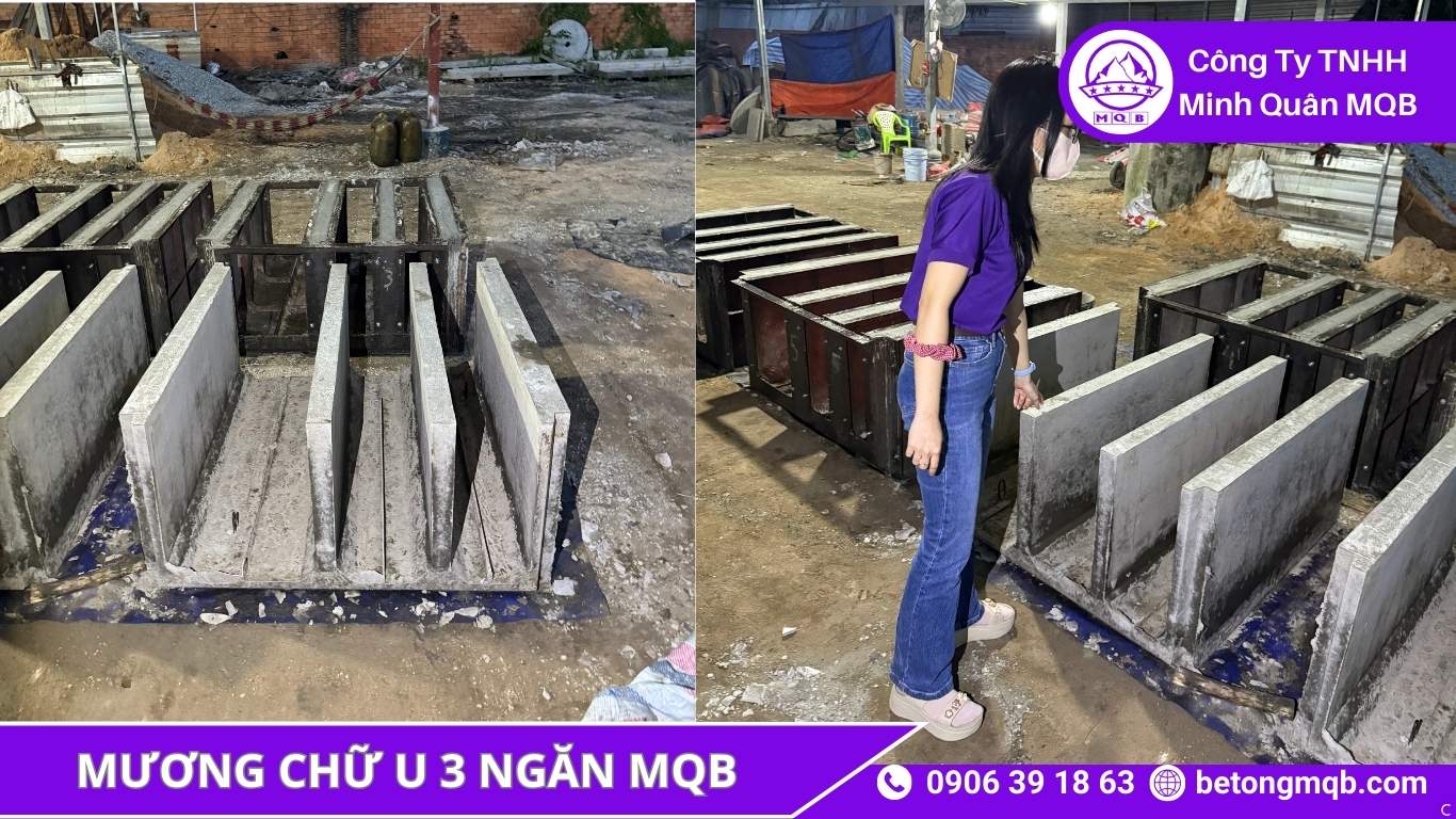 mương chữ U 3 ngăn MQB Long An