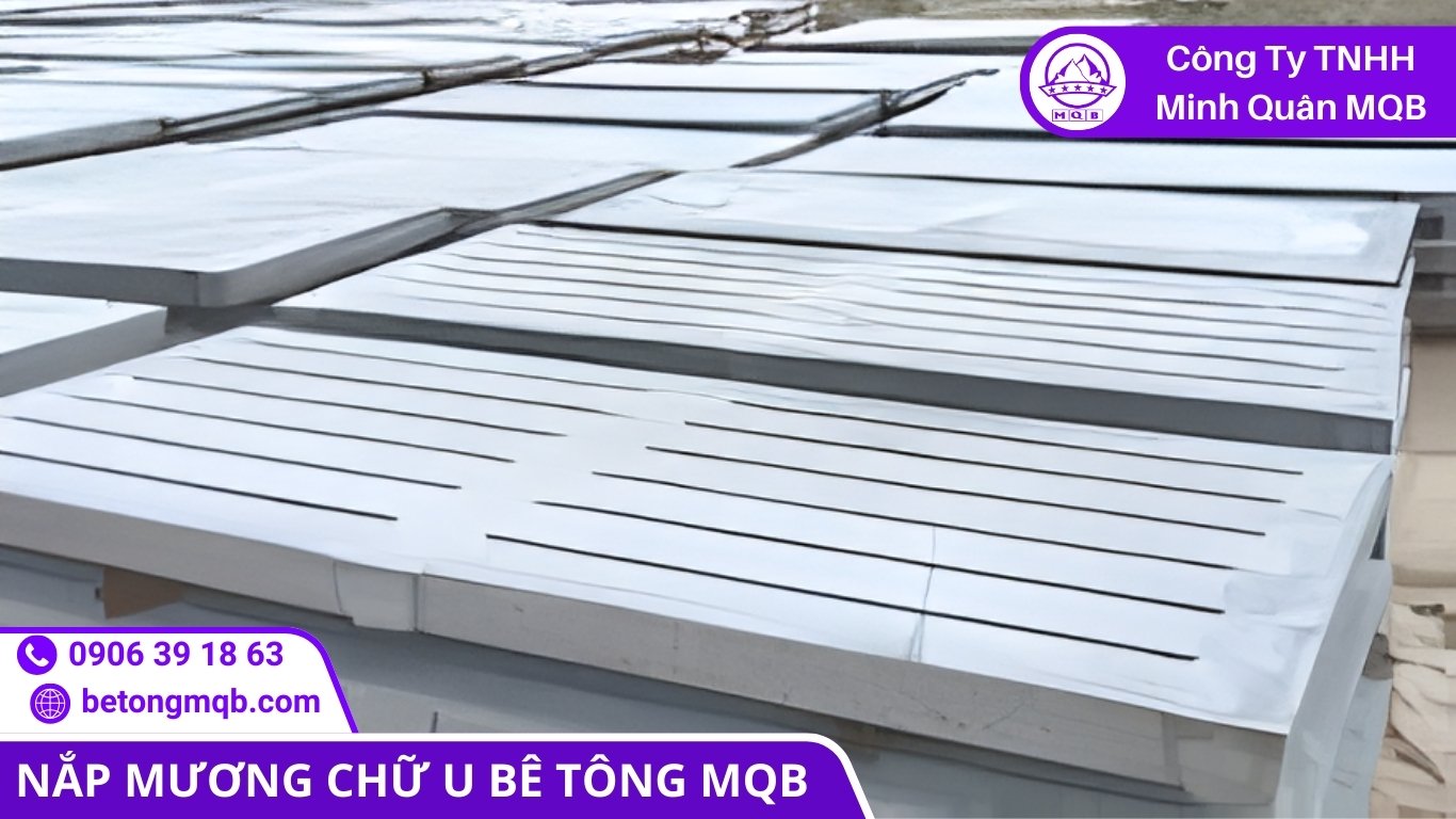 mương chữ U khu công nghiệp xung quanh nhà xưởng
