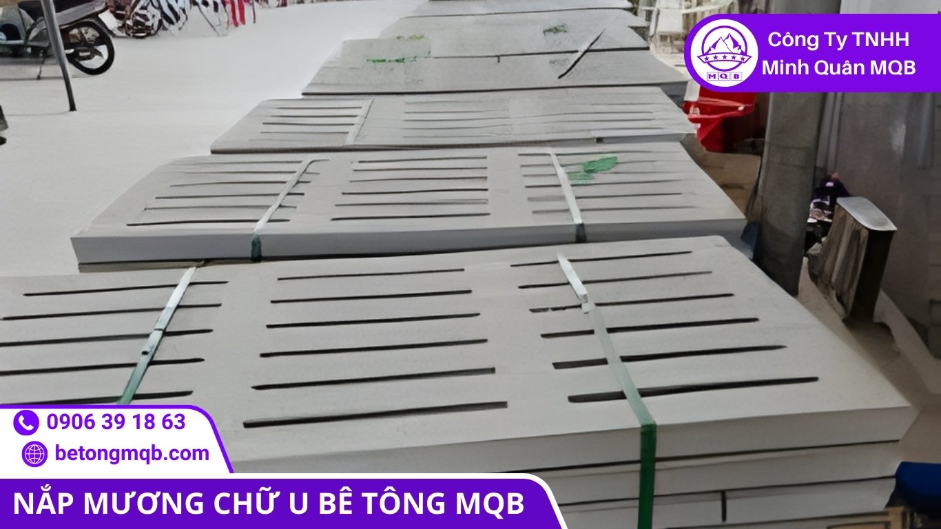 mương thoát nước khu công nghiệp sử dụng tấm đan chữ U