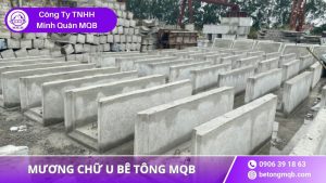 nghiệm thu tiêu chuẩn mương chữ U đúc sẵn