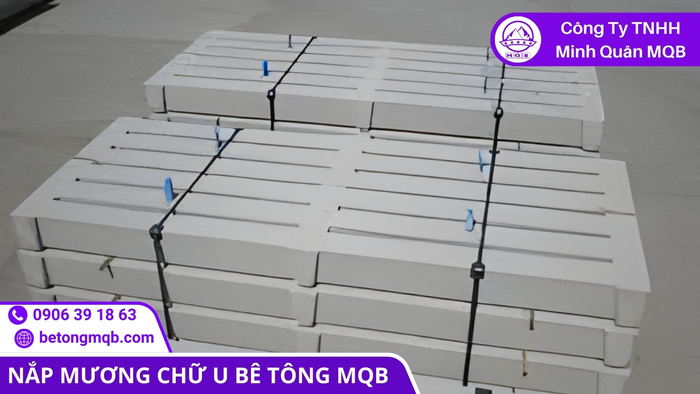7 Lý Do Nên Dùng Tấm Đan Nắp Mương Chữ U Đúc Sẵn Thay Vì Đổ Tại Chỗ | Bê Tông MQB 2 so sánh tấm đan nắp mương chữ U đúc sẵn và đổ tại chỗ