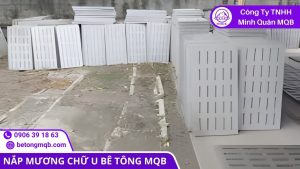 so sánh nắp mương chữ U bê tông và gang