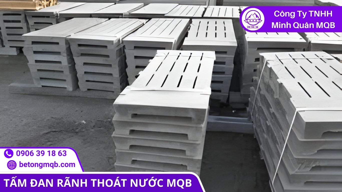 tấm đan bê tông đúc sẵn giảm chi phí bảo trì rãnh thoát nước