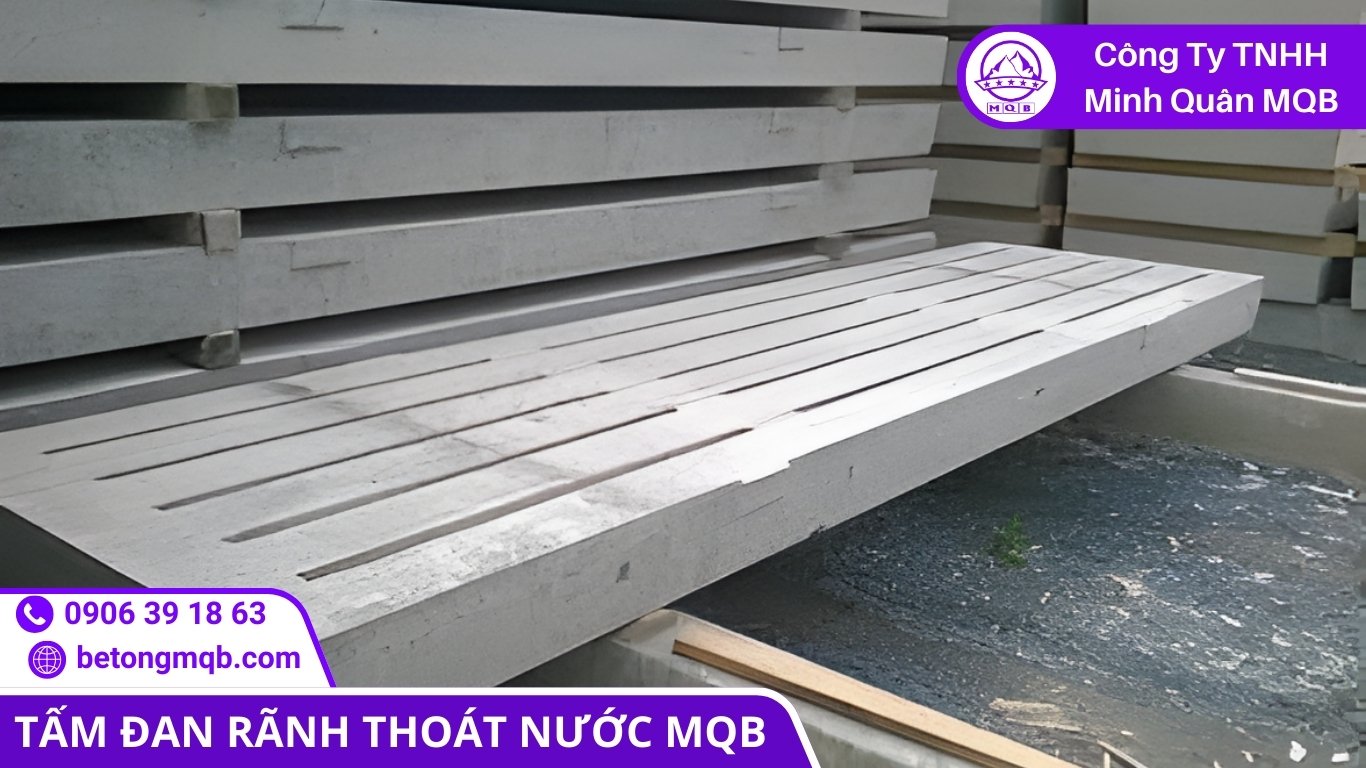 5 Giải Pháp Rãnh Thoát Nước Khu Dân Cư Chống Ngập | Bê Tông MQB 2 tấm đan rãnh thoát nước dân sinh khu dân cư