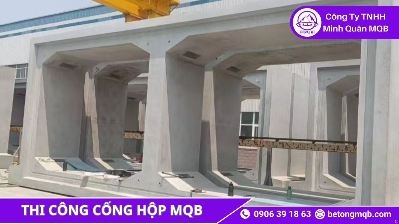 thi công cống hộp thoát nước thực tế