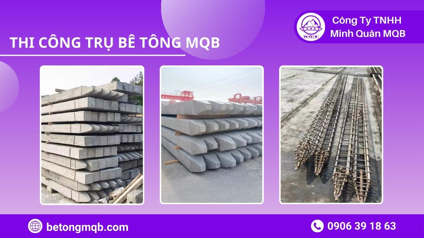 Trụ Bê Tông Hàng Rào Ven Biển: Chống Ăn Mòn & Tăng Độ Bền 2026 | Bê Tông MQB 4 thi công trụ bê tông khu vực cát ven biển