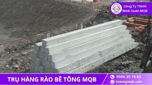 tiêu chuẩn trụ bê tông hàng rào an ninh