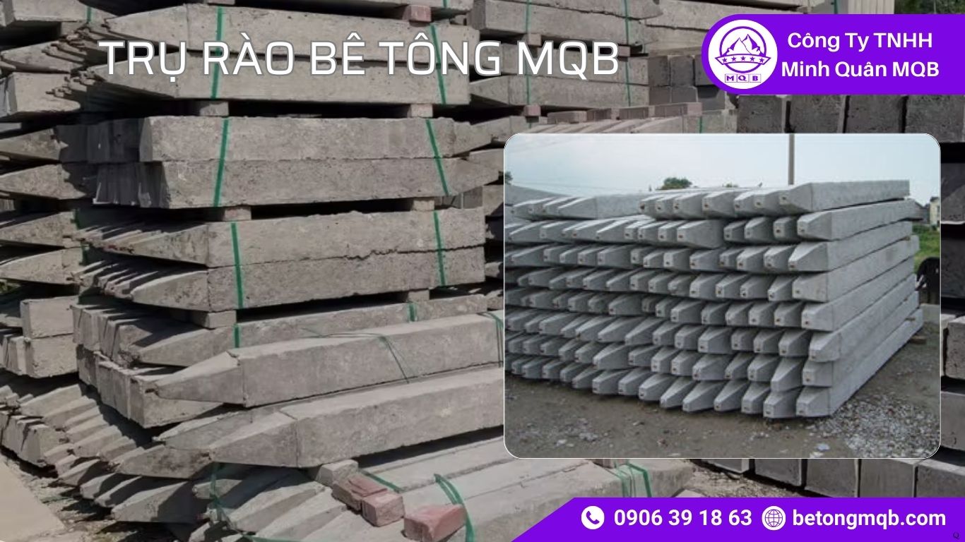 6 Giải Pháp Thi Công Trụ Rào Bê Tông Nền Yếu 2026 | Bê Tông MQB 2 thi công trụ rào bê tông nền yếu 2