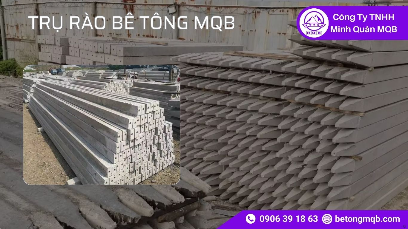 Khoảng Cách Trụ Rào Bê Tông Bao Nhiêu Là Chuẩn 2026? | Bê Tông MQB 4 khoảng cách trụ rào bê tông 4