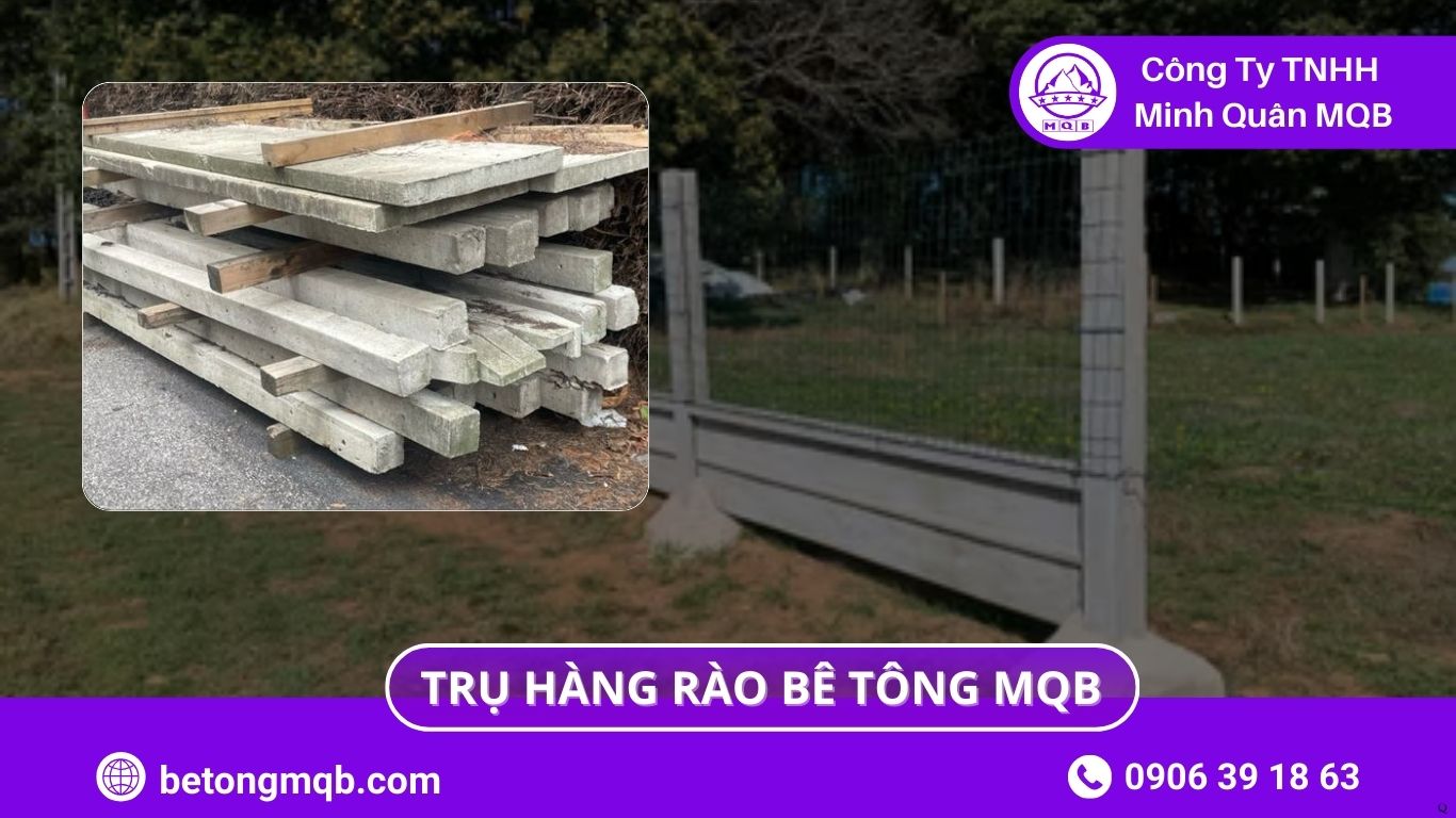Trụ Rào Bê Tông Phân Định Ranh Giới: Giải Pháp Lâu Dài 2026 | Bê Tông MQB