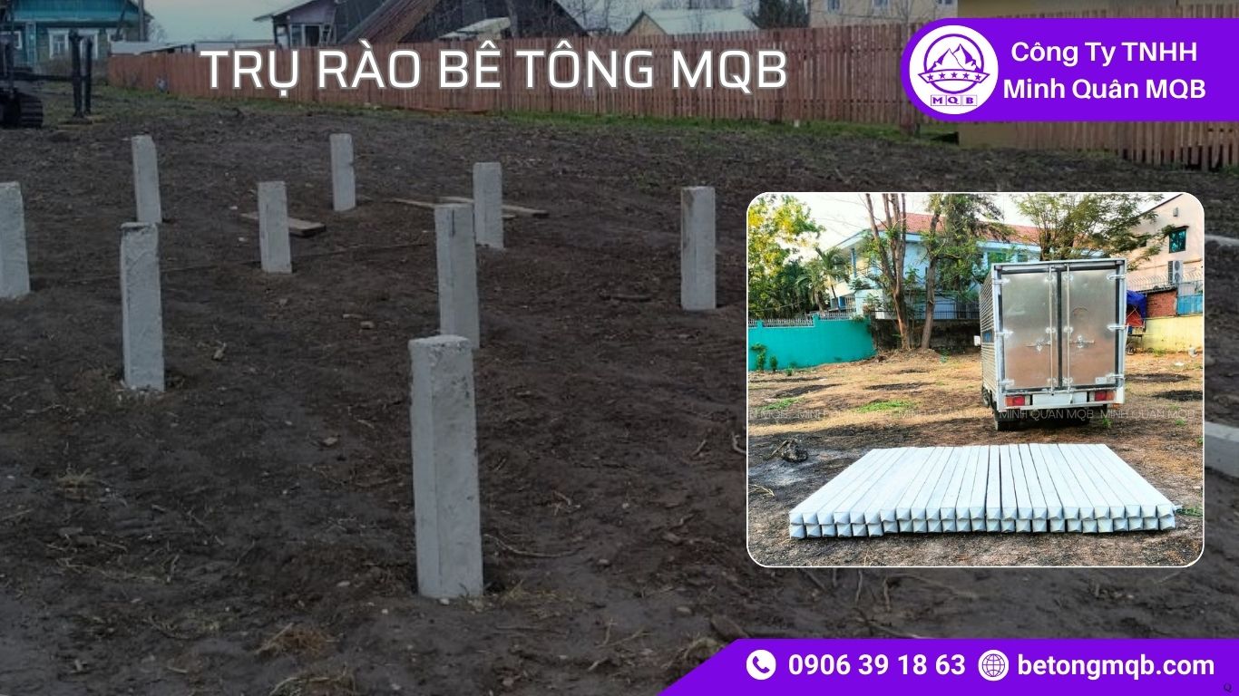 7 Sai Lầm Khi Thiết Kế Trụ Rào Bê Tông Khiến Công Trình Xuống Cấp MQB