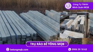 trụ rào bê tông và trụ thép 2