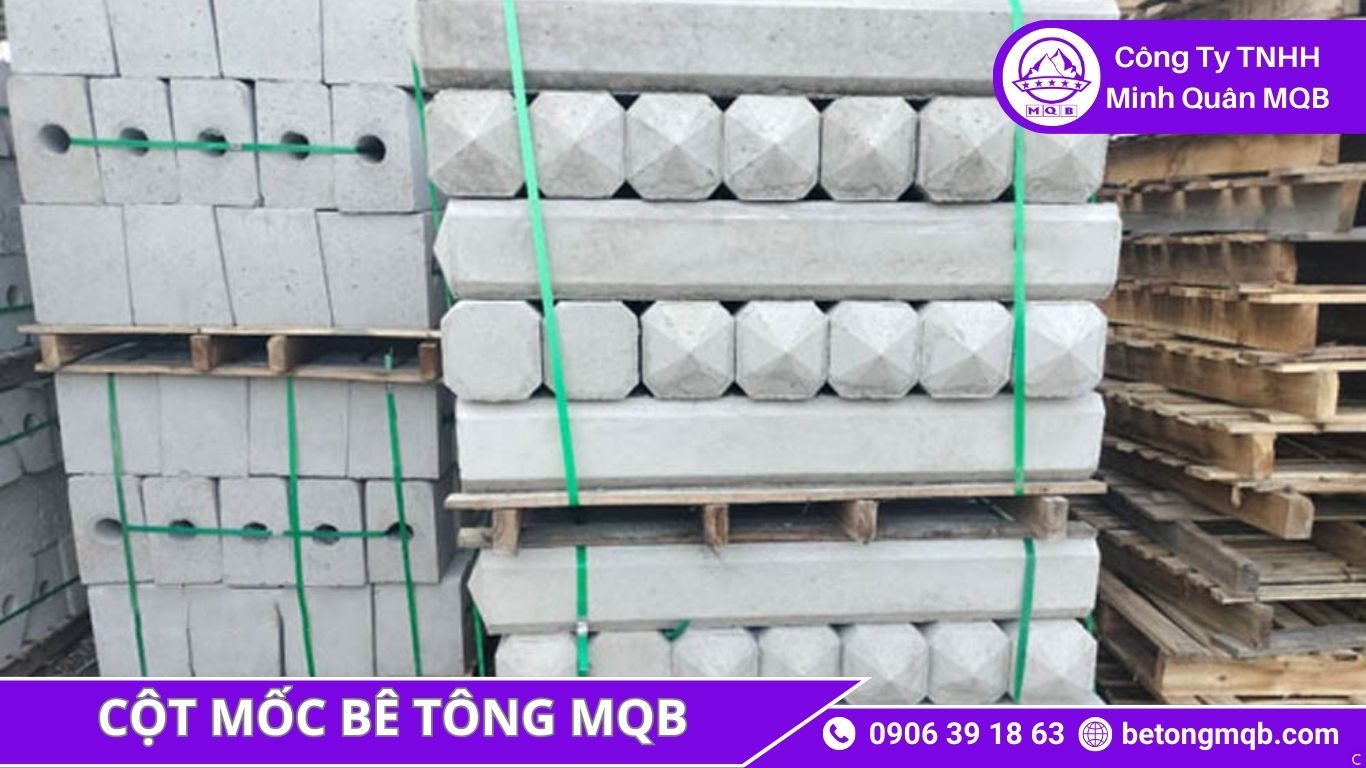 ứng dụng cột mốc bê tông MQB ở các tỉnh