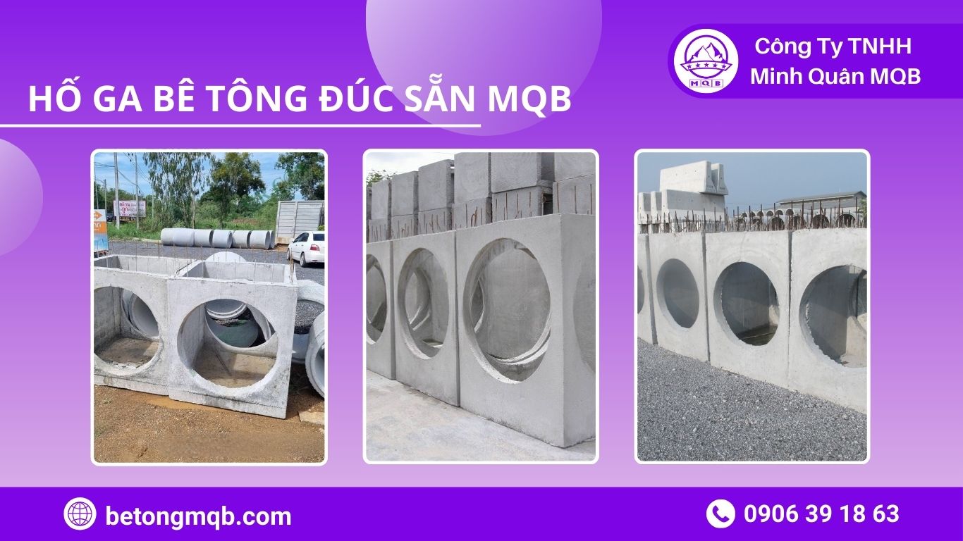 hố ga bê tông đúc sẵn cho cải tạo đô thị